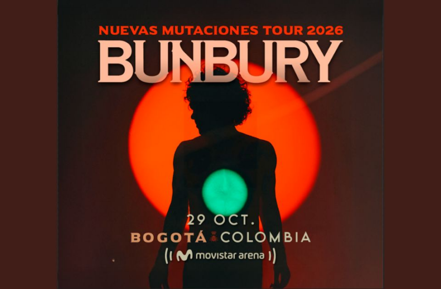 ¡Imperdible! Enrique Bunbury regresa al Movistar Arena de Bogotá en concierto el 29 de octubre de 2026 – Bogota.gov.co