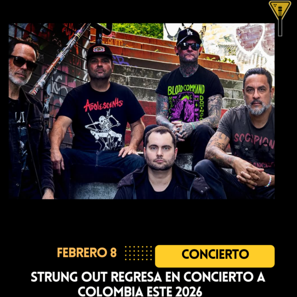 Strung Out regresa en concierto a Colombia este 2026 – Autopista Rock